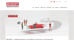 Desktop Screenshot of mozart-blades.com